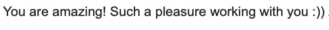 Client review